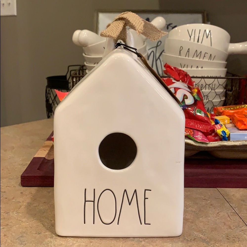 Rae Dunn home birdhouse